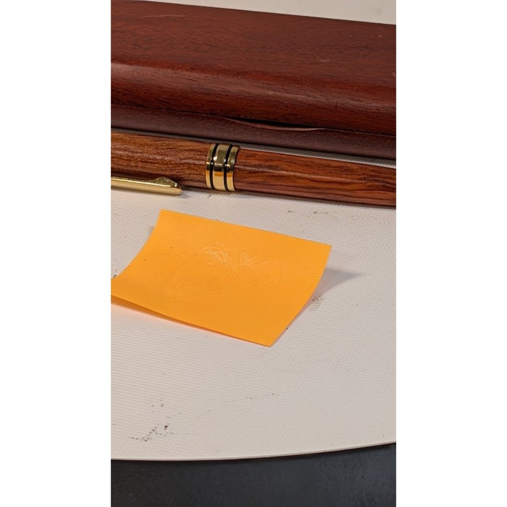 Unbranded Wooden Ballpoint Pen Unisex OS Brown Good Handcrafted Gold Trim Case - Picture 9 of 9